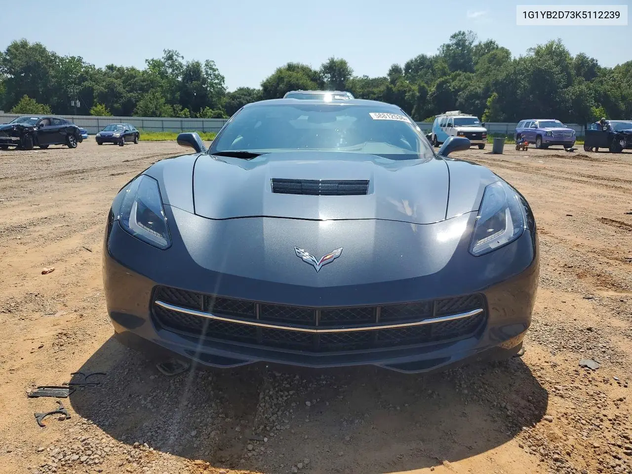 2019 Chevrolet Corvette Stingray 1Lt VIN: 1G1YB2D73K5112239 Lot: 58812536