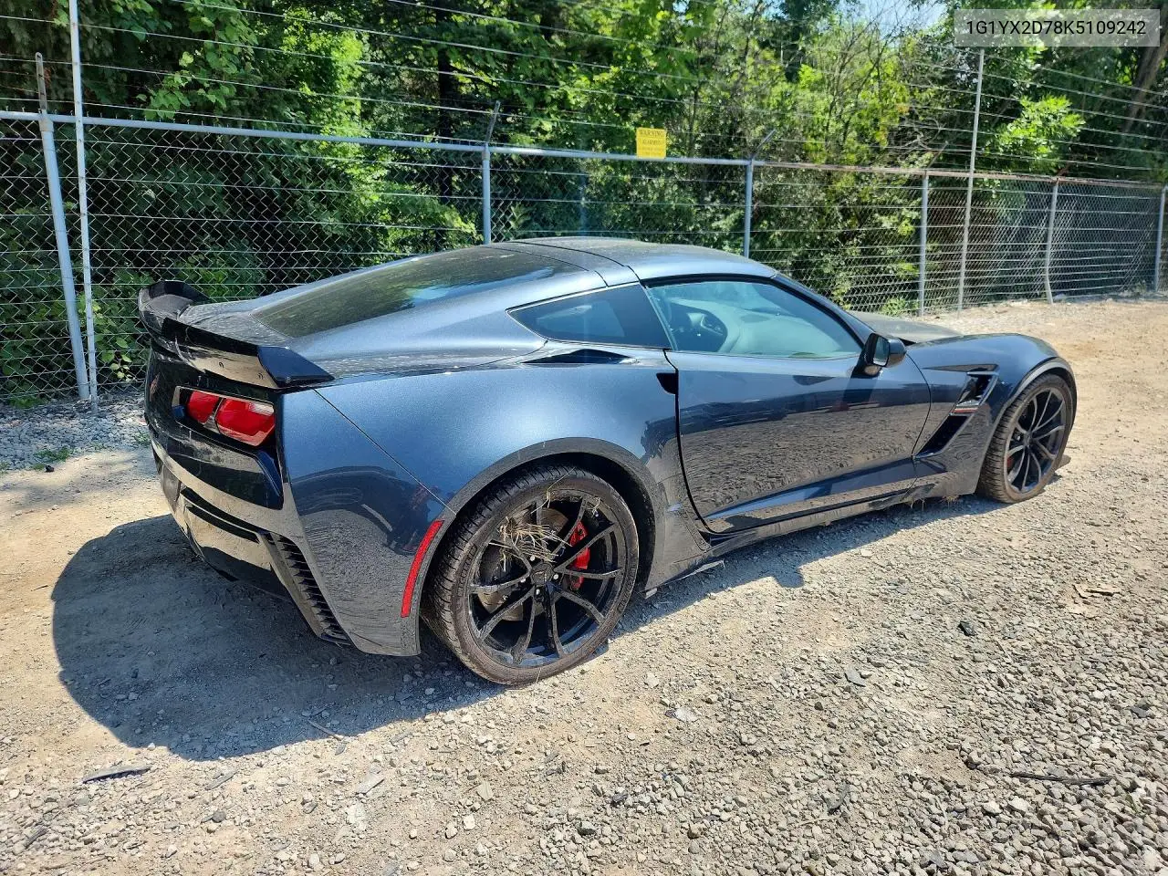2019 Chevrolet Corvette Grand Sport 2Lt VIN: 1G1YX2D78K5109242 Lot: 60949996