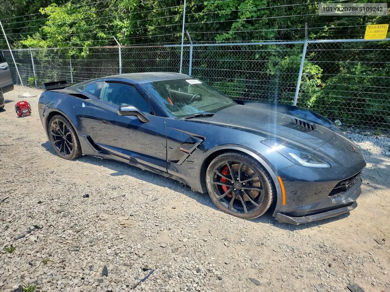 2019 Chevrolet Corvette Grand Sport 2Lt VIN: 1G1YX2D78K5109242 Lot: 60949996