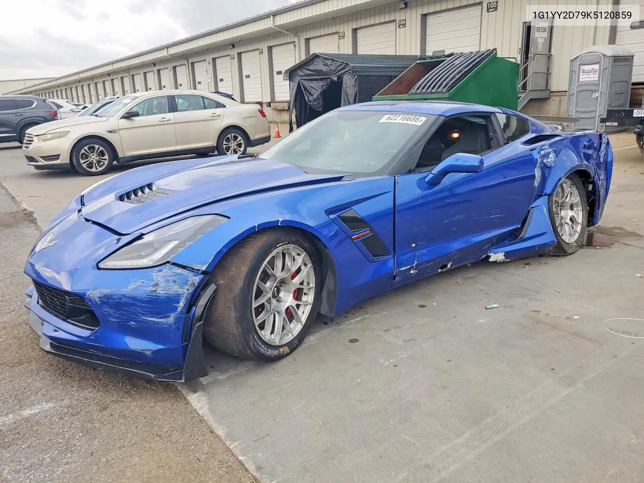 2019 Chevrolet Corvette Grand Sport 2Lt VIN: 1G1YY2D79K5120859 Lot: 62216686