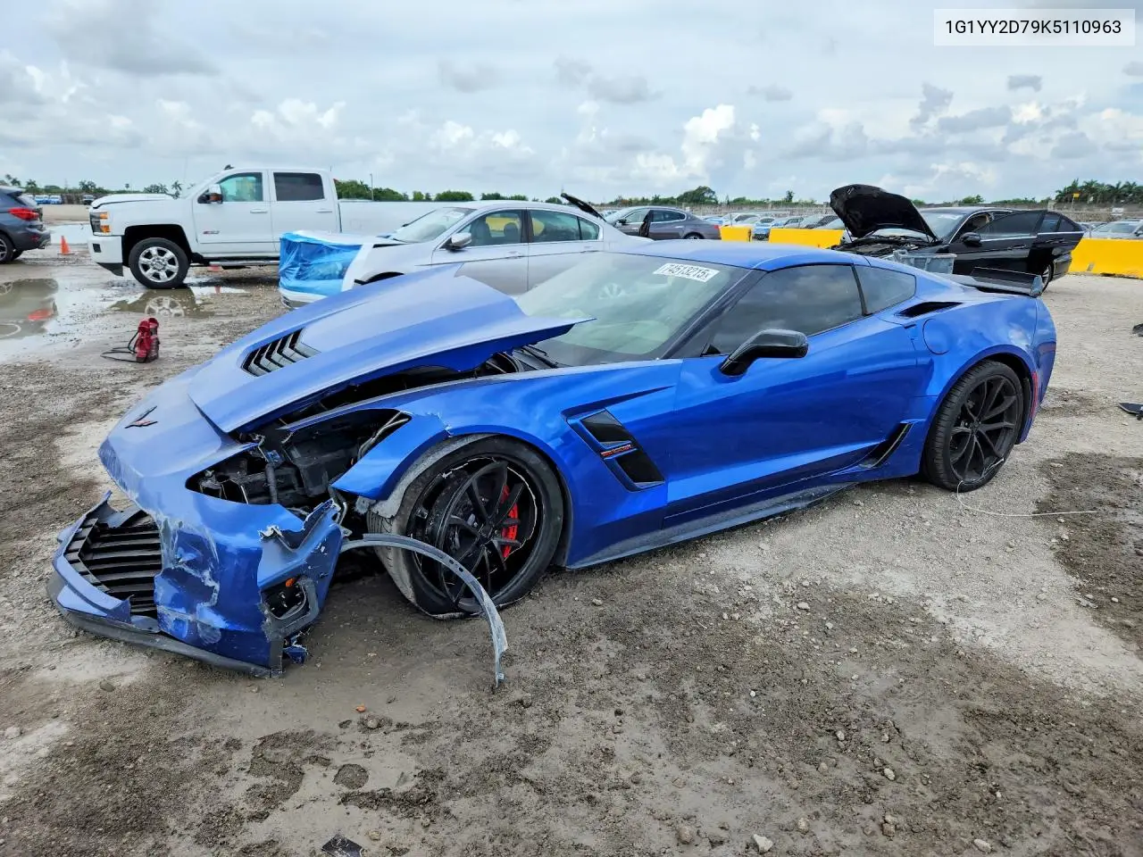 2019 Chevrolet Corvette Grand Sport 2Lt VIN: 1G1YY2D79K5110963 Lot: 74513215