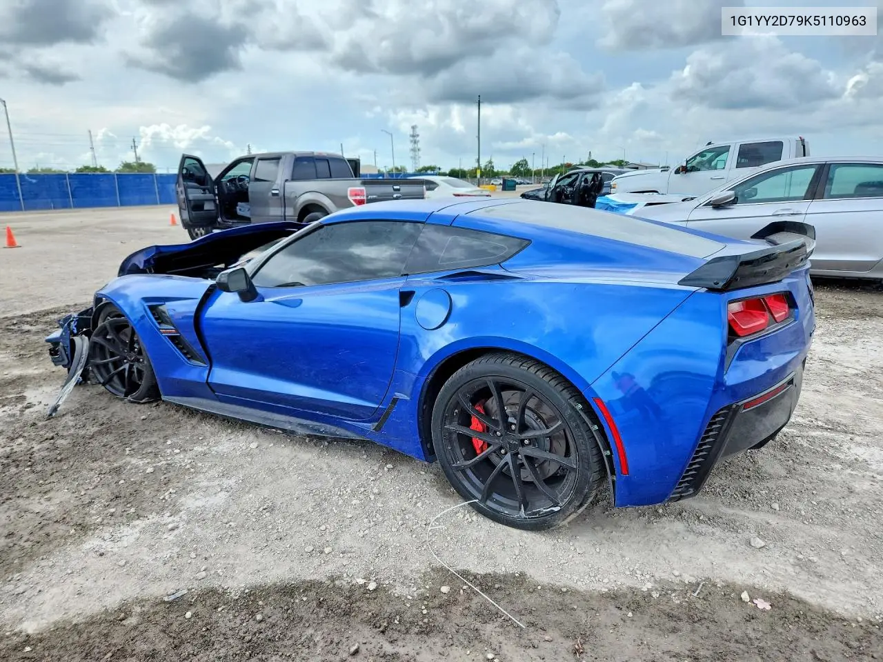 2019 Chevrolet Corvette Grand Sport 2Lt VIN: 1G1YY2D79K5110963 Lot: 74513215