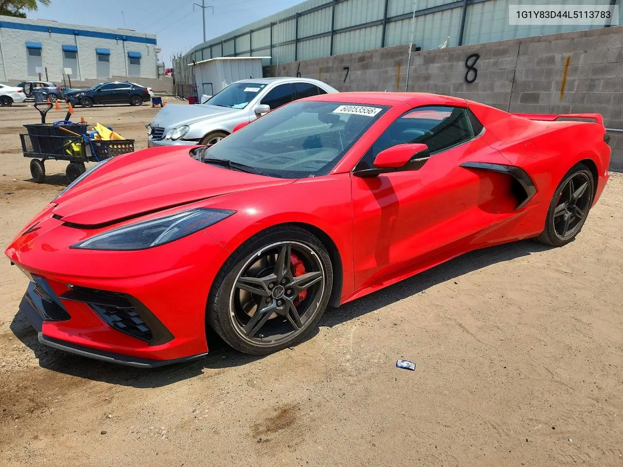2020 Chevrolet Corvette Stingray 3Lt VIN: 1G1Y83D44L5113783 Lot: 60053556