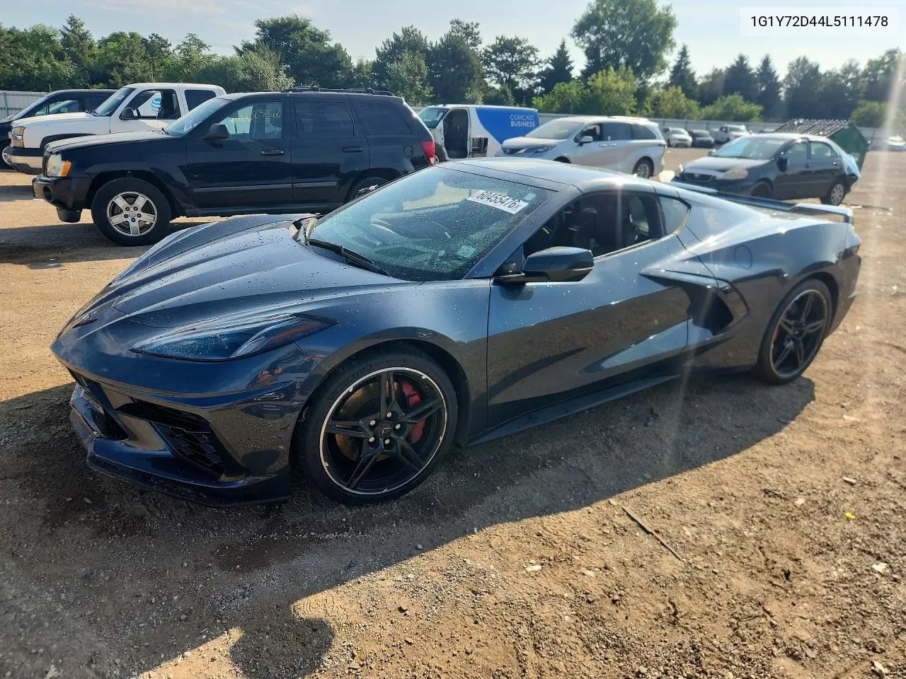 2020 Chevrolet Corvette Stingray 2Lt VIN: 1G1Y72D44L5111478 Lot: 60455476