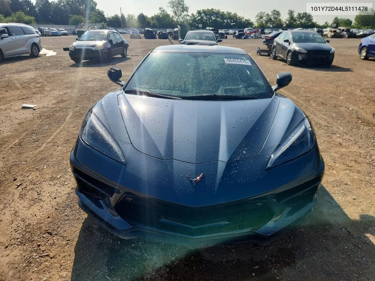 2020 Chevrolet Corvette Stingray 2Lt VIN: 1G1Y72D44L5111478 Lot: 60455476