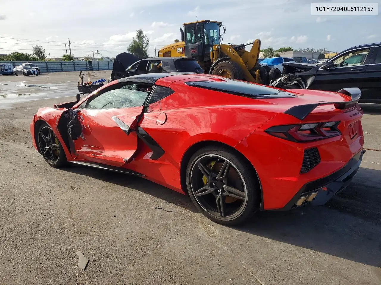 2020 Chevrolet Corvette Stingray 2Lt VIN: 1G1Y72D40L5112157 Lot: 60840676