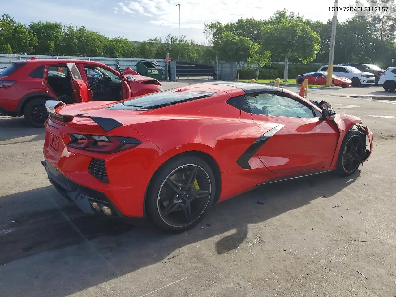 2020 Chevrolet Corvette Stingray 2Lt VIN: 1G1Y72D40L5112157 Lot: 60840676