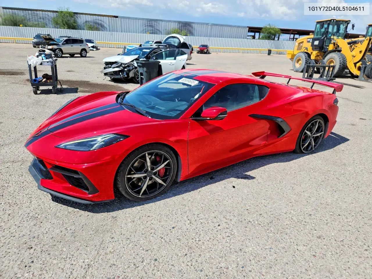 2020 Chevrolet Corvette Stingray 2Lt VIN: 1G1Y72D40L5104611 Lot: 60999696