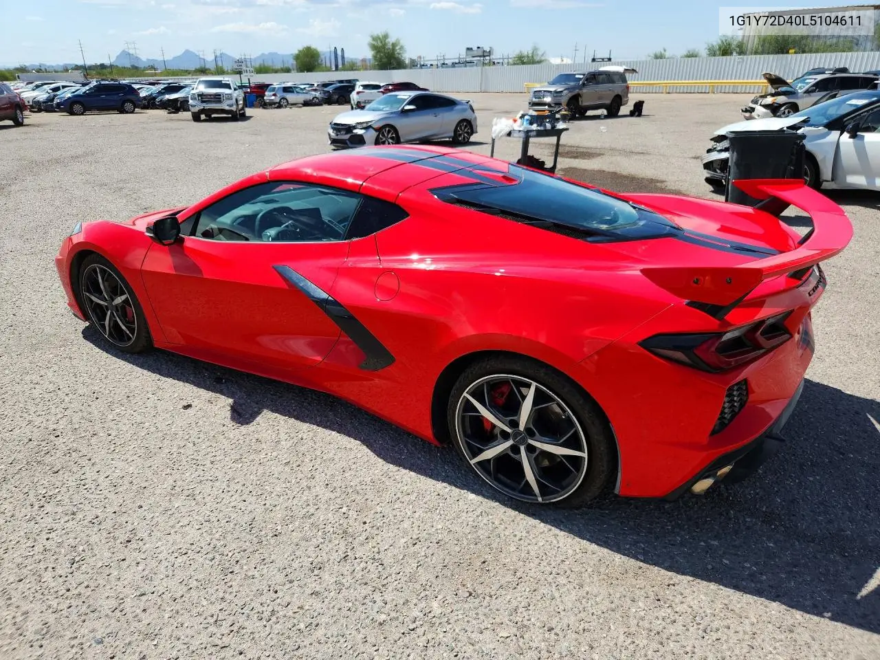 2020 Chevrolet Corvette Stingray 2Lt VIN: 1G1Y72D40L5104611 Lot: 60999696