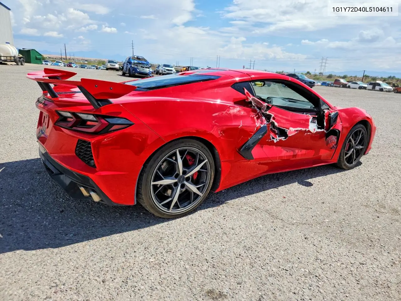 2020 Chevrolet Corvette Stingray 2Lt VIN: 1G1Y72D40L5104611 Lot: 60999696