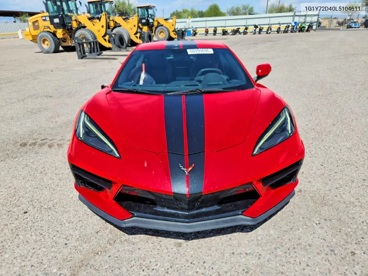 2020 Chevrolet Corvette Stingray 2Lt VIN: 1G1Y72D40L5104611 Lot: 60999696