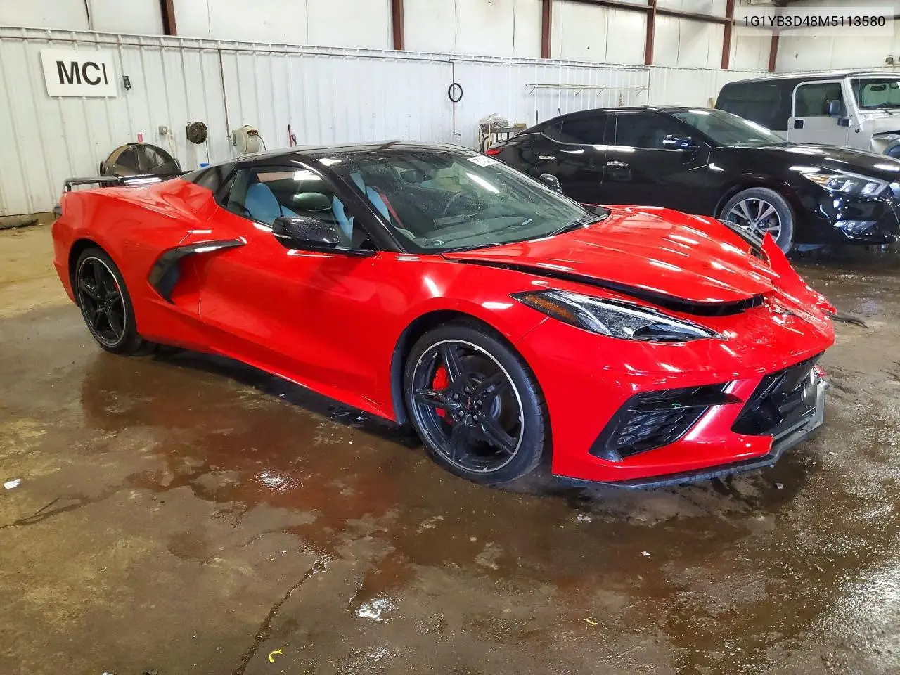 2021 Chevrolet Corvette Stingray 2Lt VIN: 1G1YB3D48M5113580 Lot: 57424106