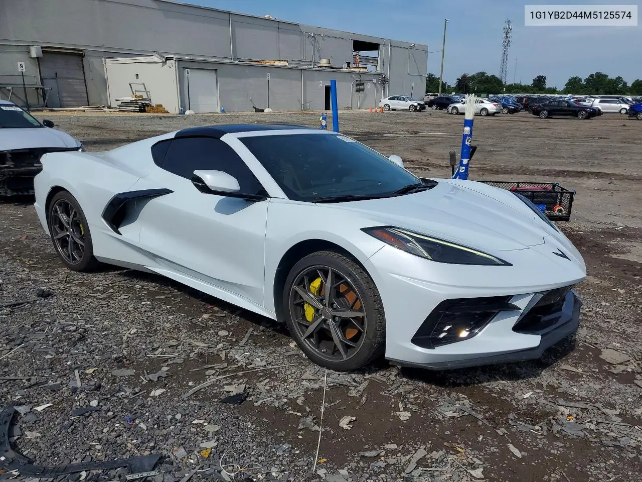 2021 Chevrolet Corvette Stingray 2Lt VIN: 1G1YB2D44M5125574 Lot: 59326196