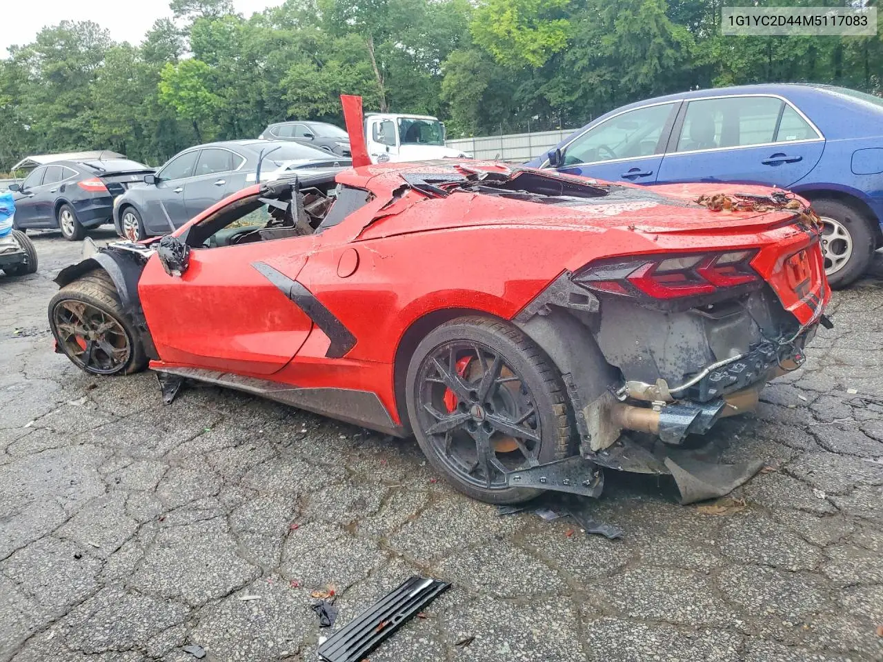 2021 Chevrolet Corvette Stingray 3Lt VIN: 1G1YC2D44M5117083 Lot: 60181996