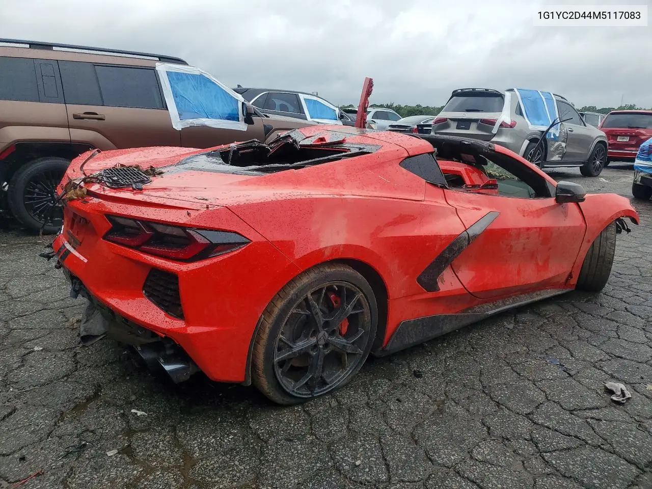 2021 Chevrolet Corvette Stingray 3Lt VIN: 1G1YC2D44M5117083 Lot: 60181996