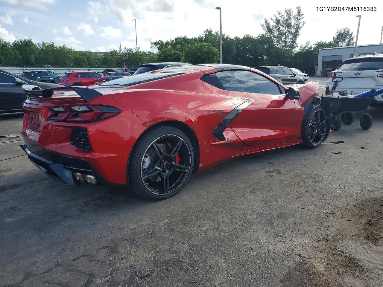 2021 Chevrolet Corvette Stingray 2Lt VIN: 1G1YB2D47M5116383 Lot: 60226386