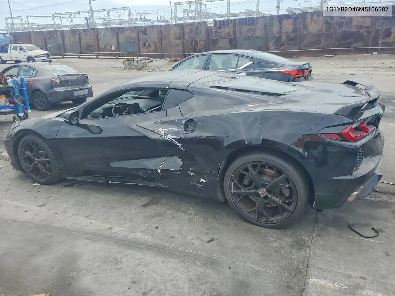 2021 Chevrolet Corvette Stingray 2Lt VIN: 1G1YB2D46M5106587 Lot: 61022276