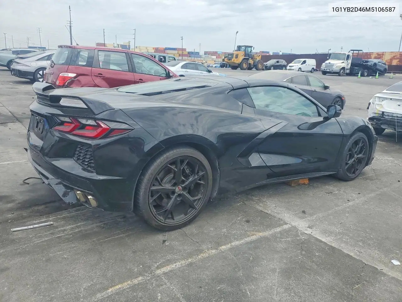 2021 Chevrolet Corvette Stingray 2Lt VIN: 1G1YB2D46M5106587 Lot: 61022276