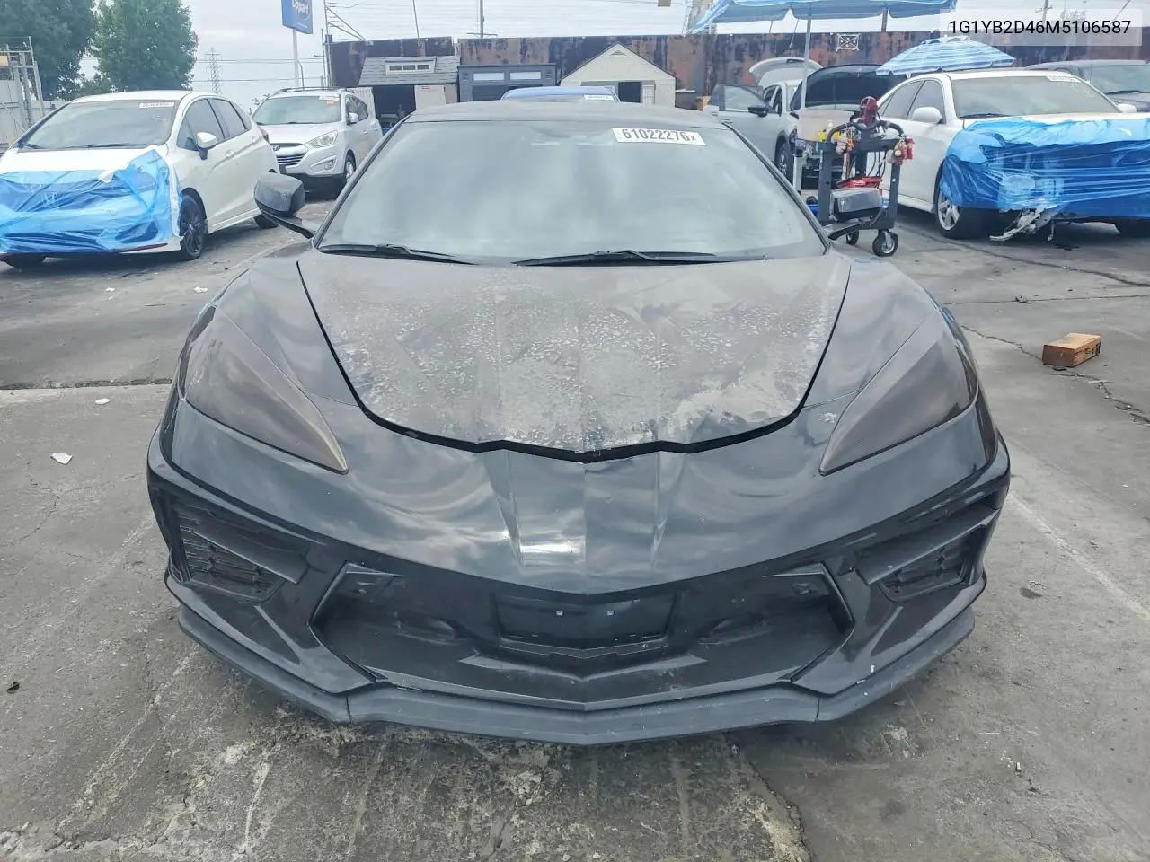 2021 Chevrolet Corvette Stingray 2Lt VIN: 1G1YB2D46M5106587 Lot: 61022276