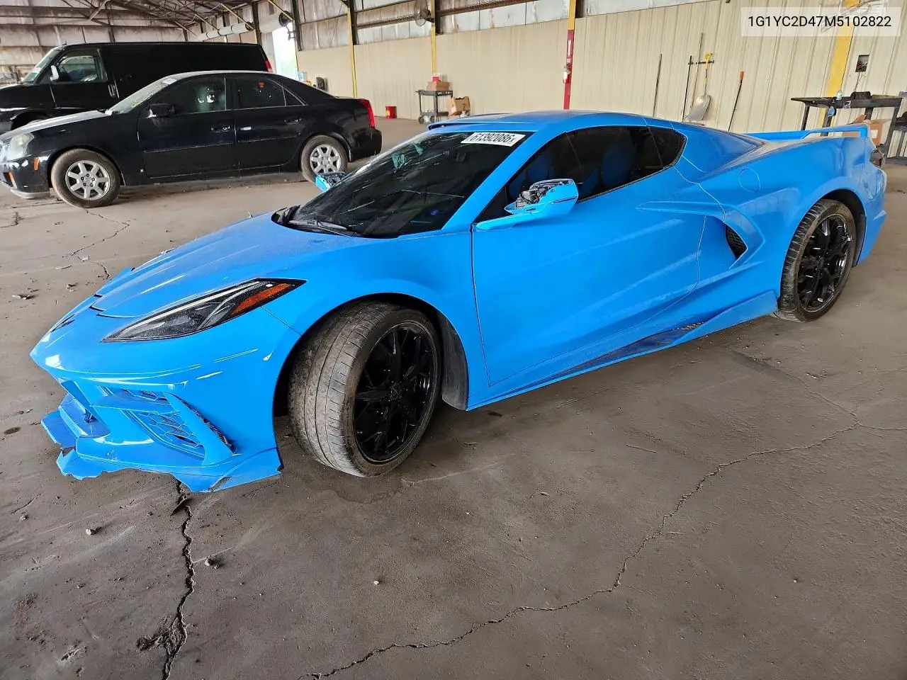 2021 Chevrolet Corvette Stingray 3Lt VIN: 1G1YC2D47M5102822 Lot: 61392086