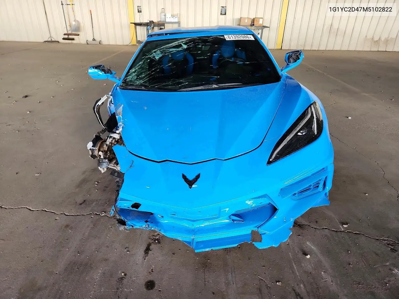 2021 Chevrolet Corvette Stingray 3Lt VIN: 1G1YC2D47M5102822 Lot: 61392086