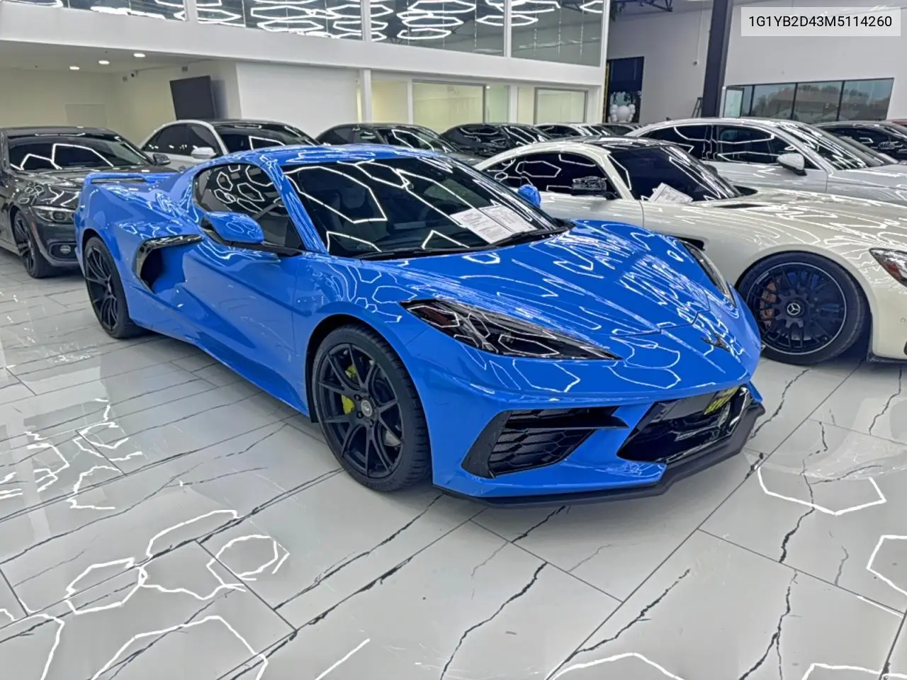 1G1YB2D43M5114260 2021 Chevrolet Corvette Stingray 2Lt