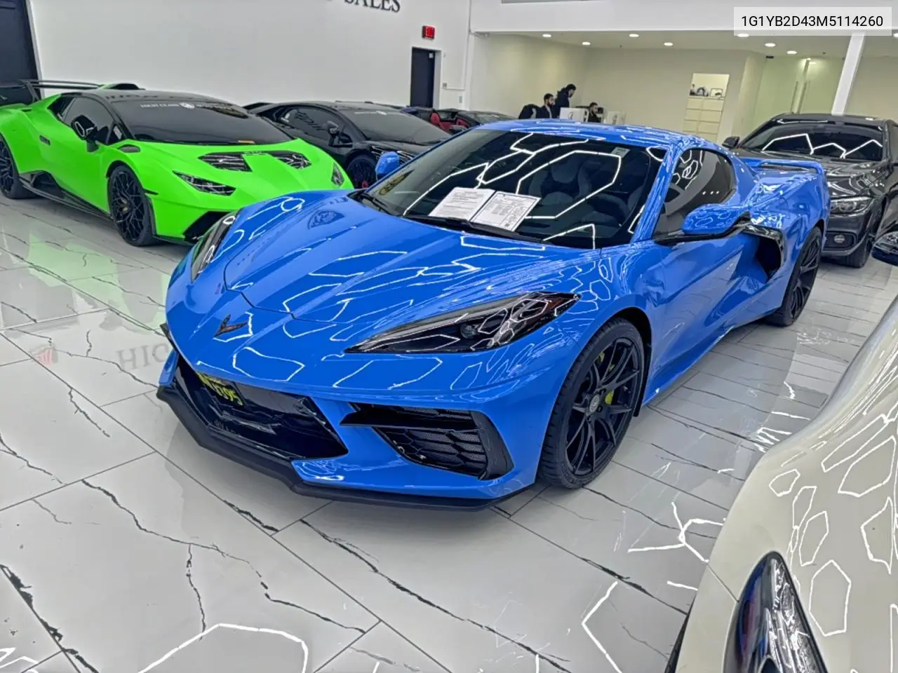 1G1YB2D43M5114260 2021 Chevrolet Corvette Stingray 2Lt