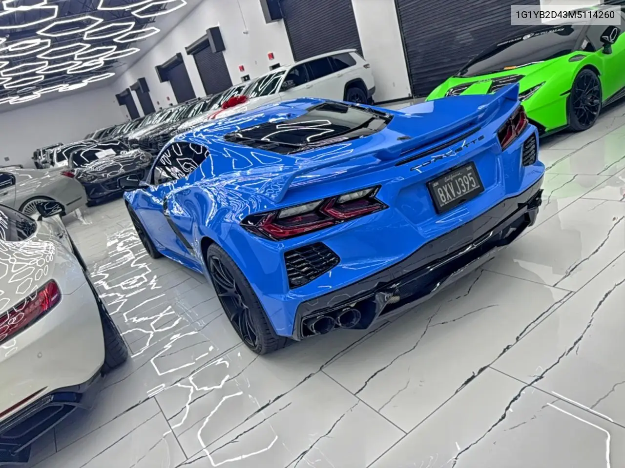 1G1YB2D43M5114260 2021 Chevrolet Corvette Stingray 2Lt