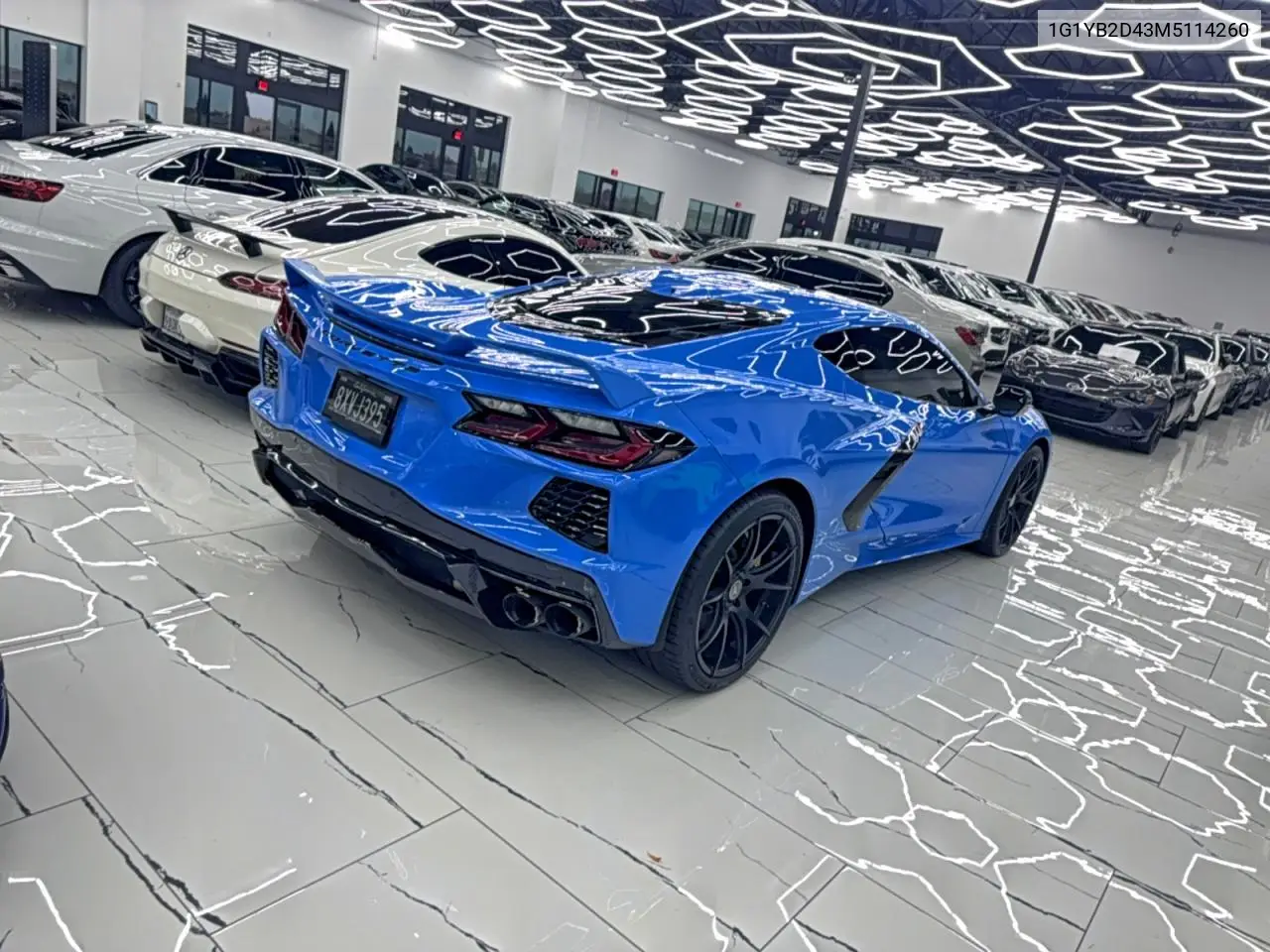 1G1YB2D43M5114260 2021 Chevrolet Corvette Stingray 2Lt