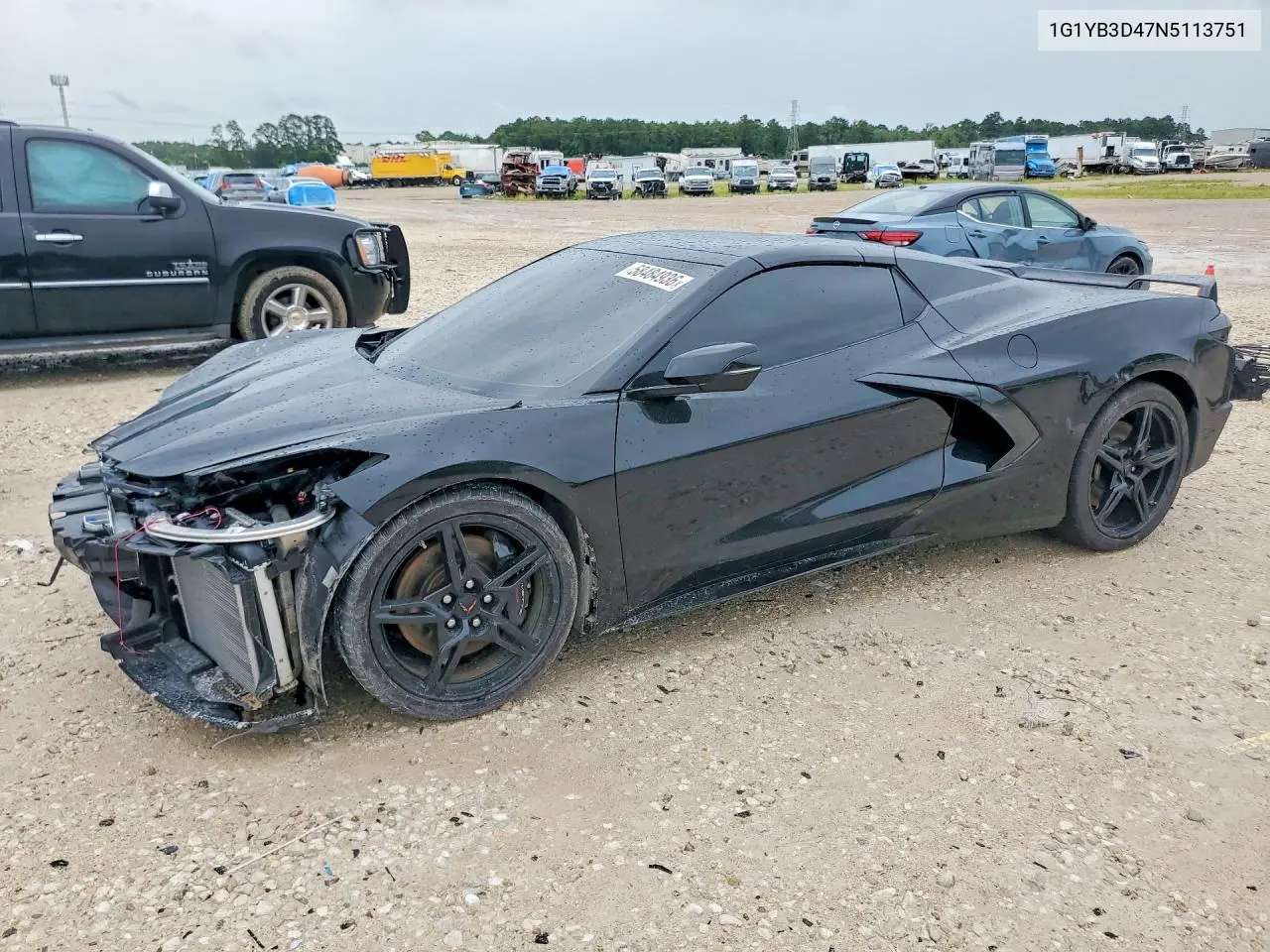 2022 Chevrolet Corvette Stingray 2Lt VIN: 1G1YB3D47N5113751 Lot: 58484936