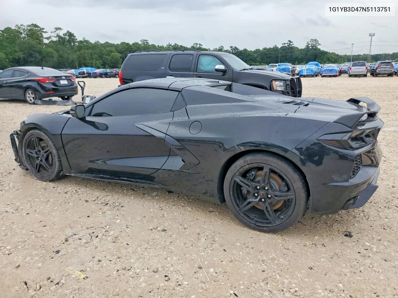 2022 Chevrolet Corvette Stingray 2Lt VIN: 1G1YB3D47N5113751 Lot: 58484936
