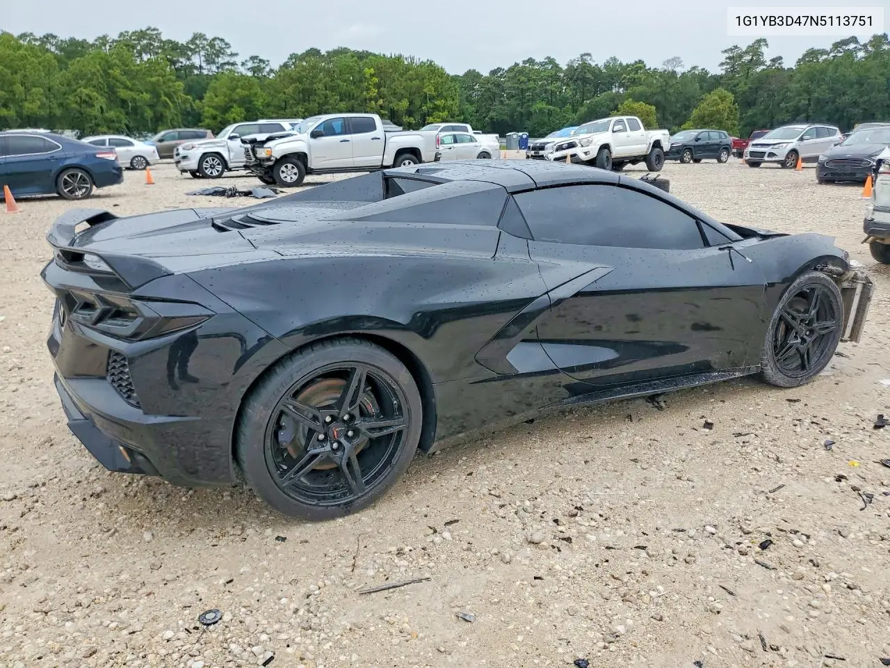2022 Chevrolet Corvette Stingray 2Lt VIN: 1G1YB3D47N5113751 Lot: 58484936