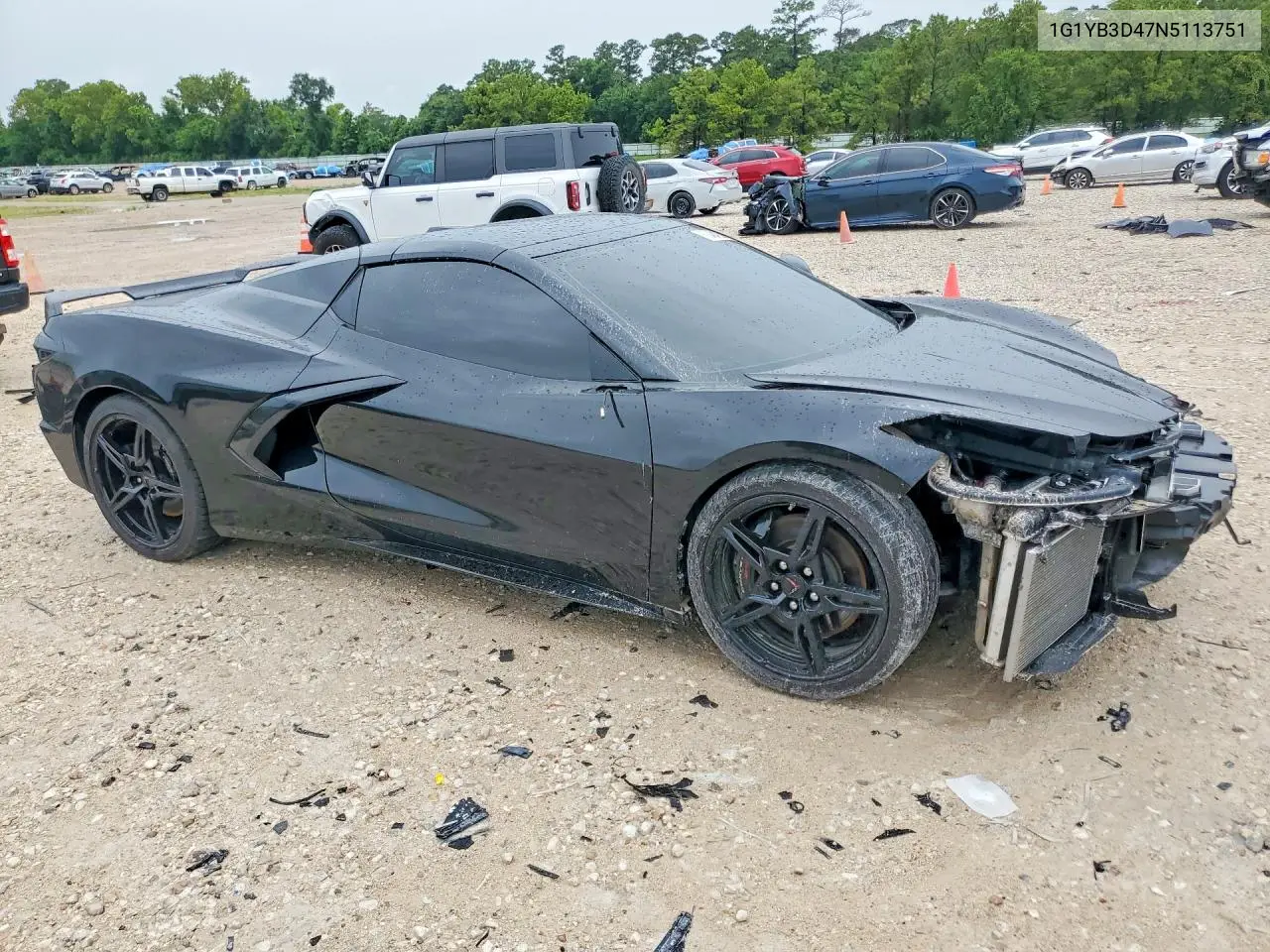 2022 Chevrolet Corvette Stingray 2Lt VIN: 1G1YB3D47N5113751 Lot: 58484936