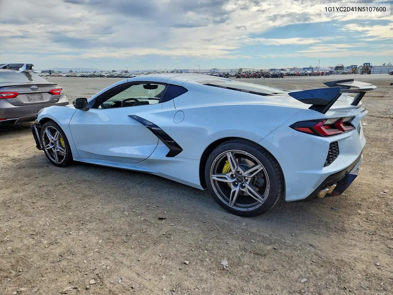 2022 Chevrolet Corvette Stingray 3Lt VIN: 1G1YC2D41N5107600 Lot: 61443386