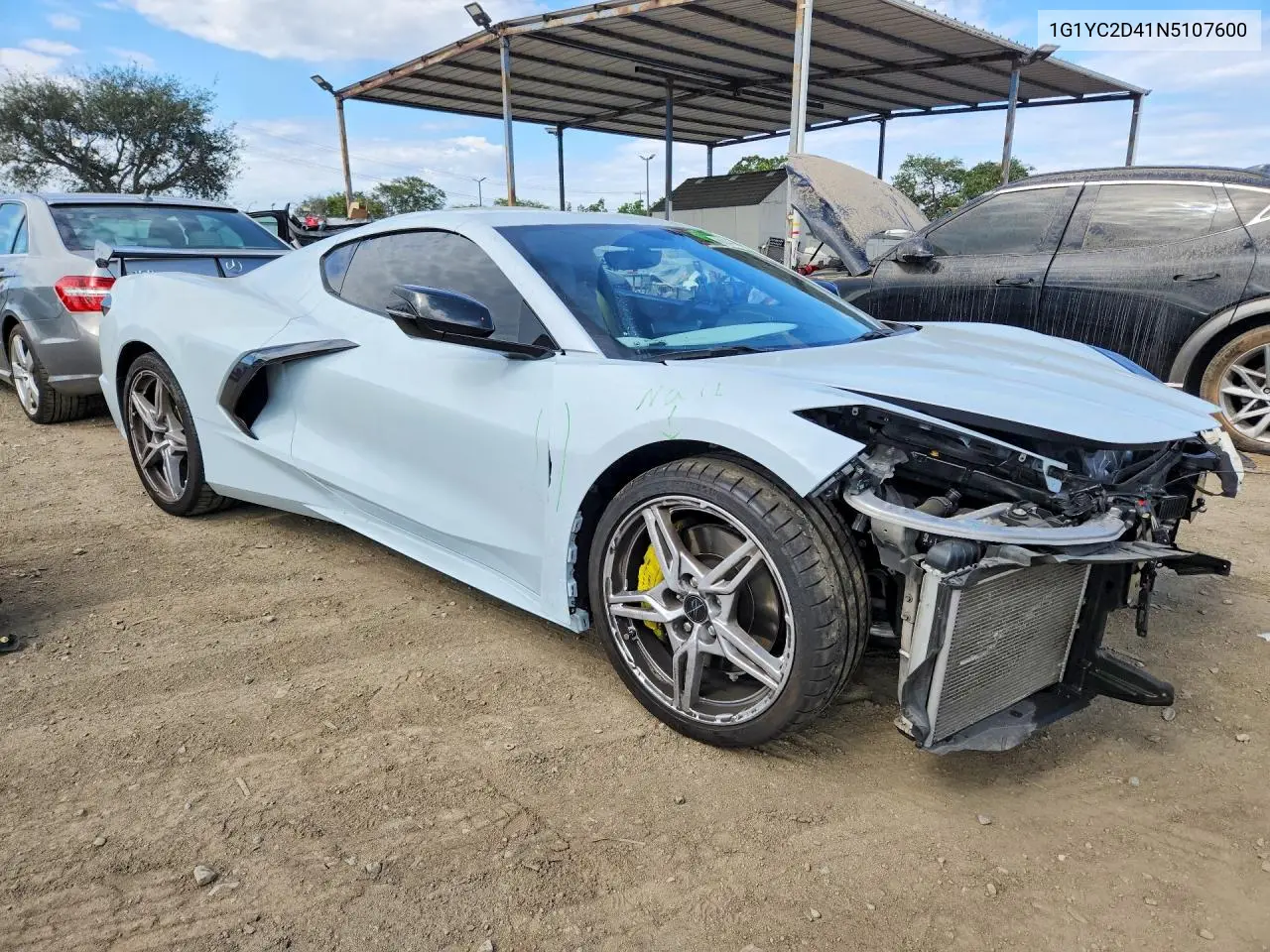 2022 Chevrolet Corvette Stingray 3Lt VIN: 1G1YC2D41N5107600 Lot: 61443386