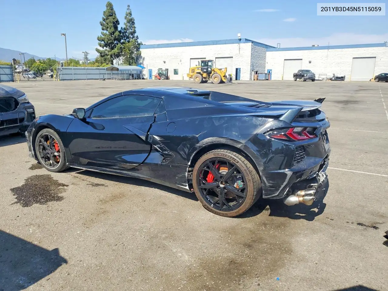 2022 Chevrolet Corvette Stingray Z51 3Lt VIN: 2G1YB3D45N5115059 Lot: 61446736