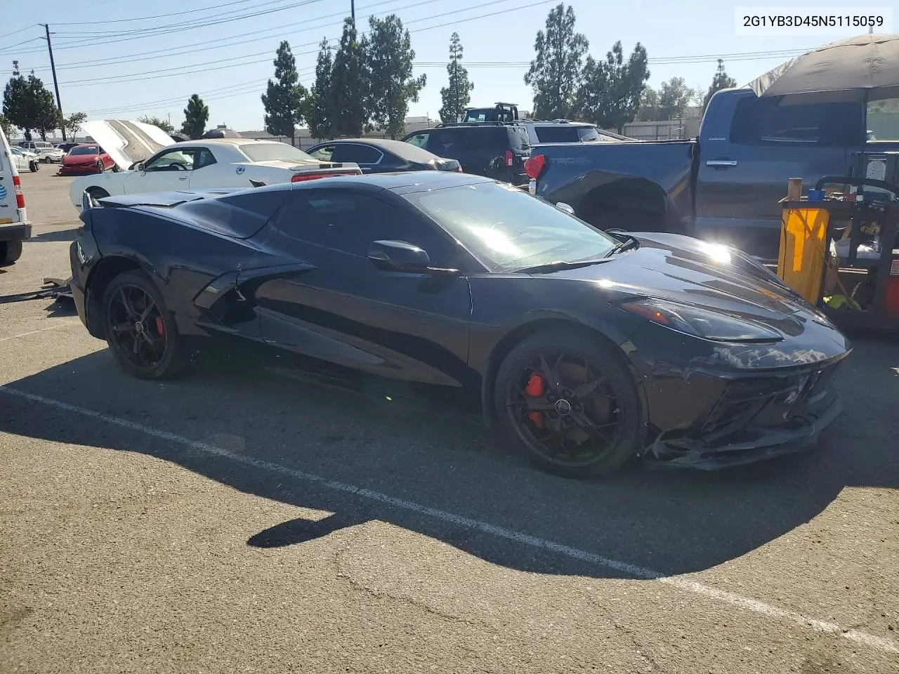 2022 Chevrolet Corvette Stingray Z51 3Lt VIN: 2G1YB3D45N5115059 Lot: 61446736
