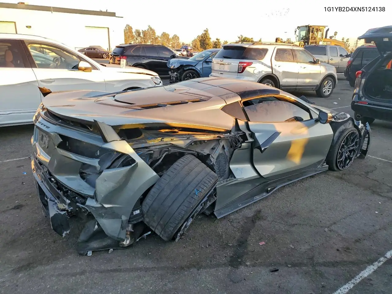 1G1YB2D4XN5124138 2022 Chevrolet Corvette Stingray 2Lt