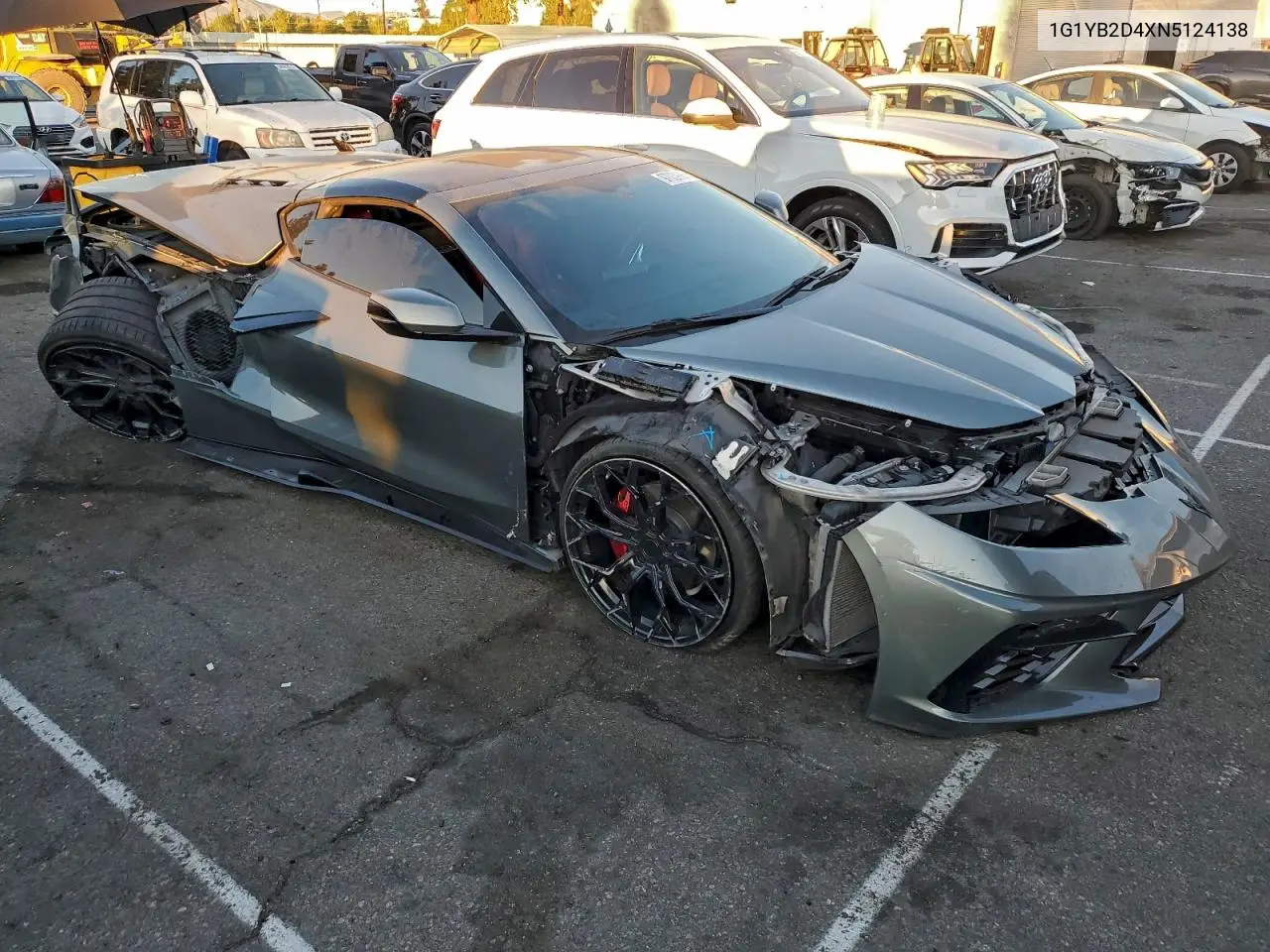 1G1YB2D4XN5124138 2022 Chevrolet Corvette Stingray 2Lt