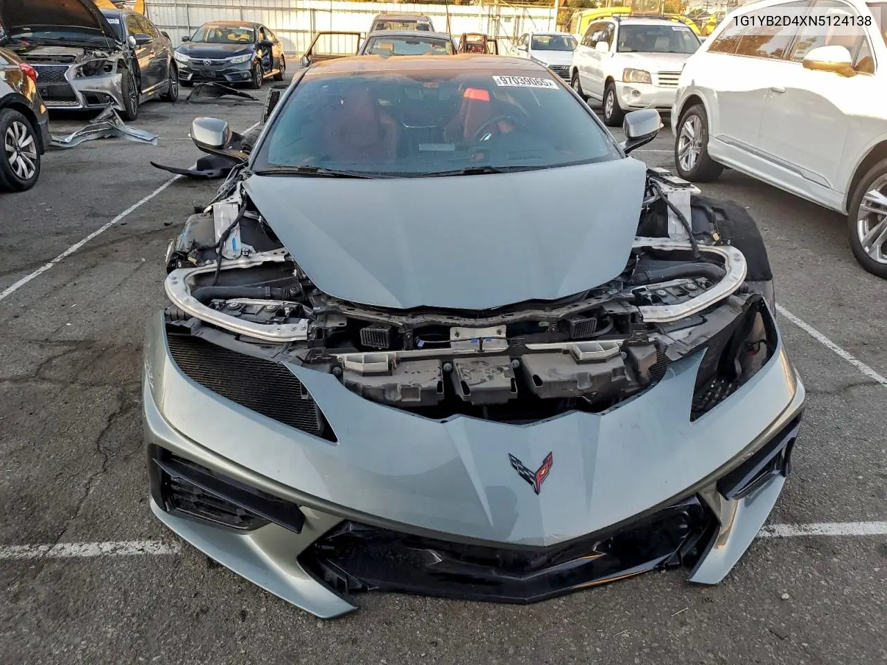 1G1YB2D4XN5124138 2022 Chevrolet Corvette Stingray 2Lt