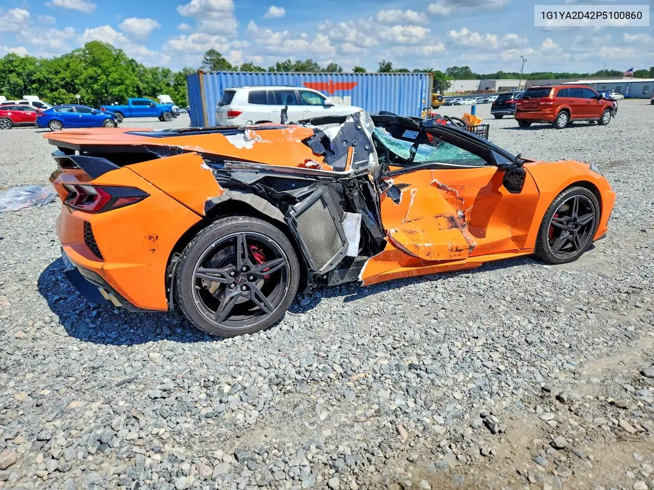 2023 Chevrolet Corvette Stingray 1Lt VIN: 1G1YA2D42P5100860 Lot: 52453196