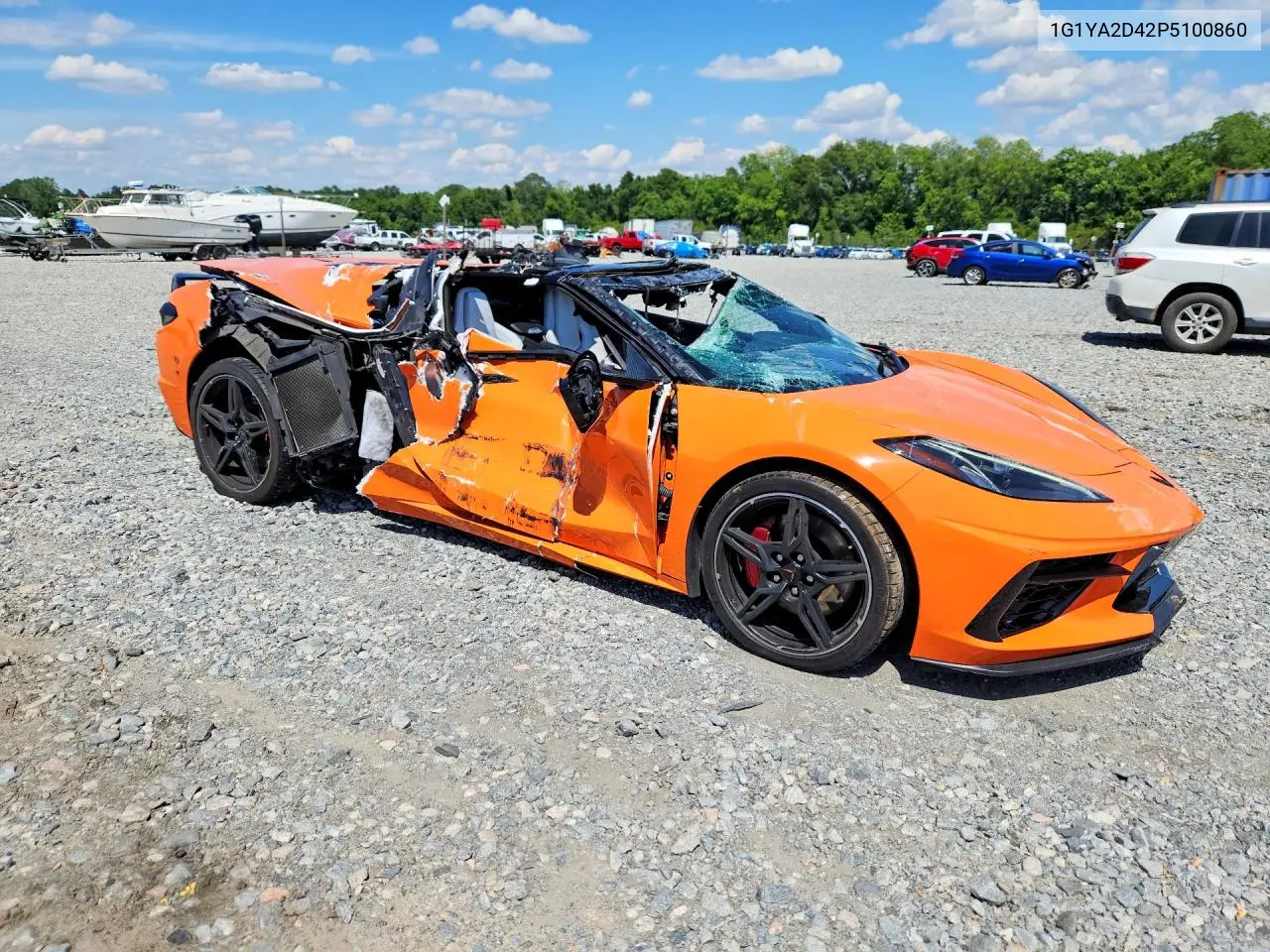 2023 Chevrolet Corvette Stingray 1Lt VIN: 1G1YA2D42P5100860 Lot: 52453196