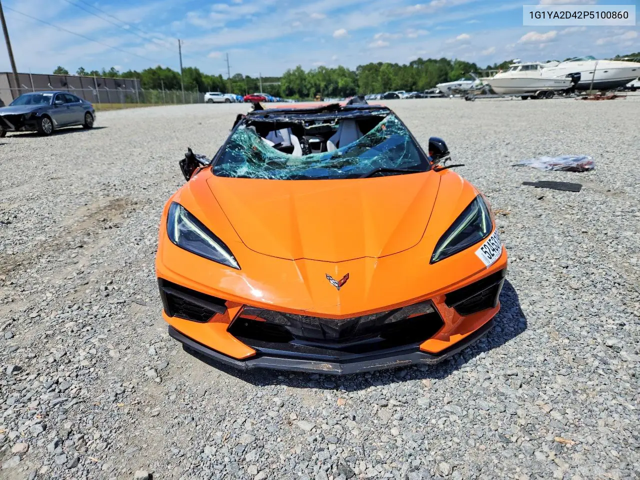 2023 Chevrolet Corvette Stingray 1Lt VIN: 1G1YA2D42P5100860 Lot: 52453196