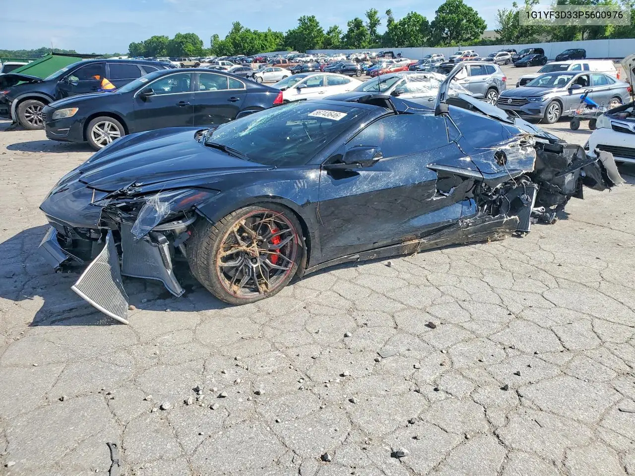 2023 Chevrolet Corvette Z06 3Lz VIN: 1G1YF3D33P5600976 Lot: 56743646