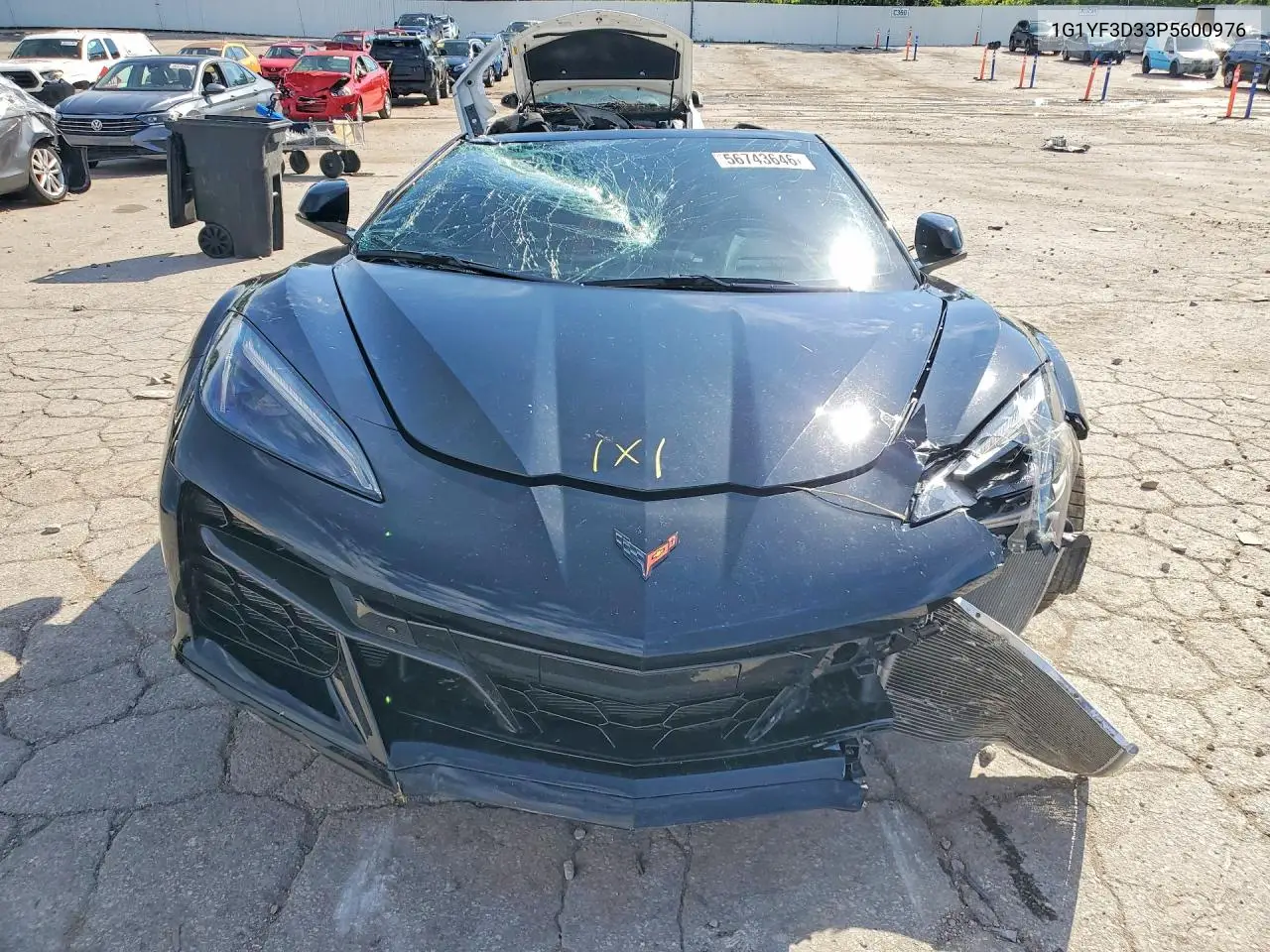 2023 Chevrolet Corvette Z06 3Lz VIN: 1G1YF3D33P5600976 Lot: 56743646