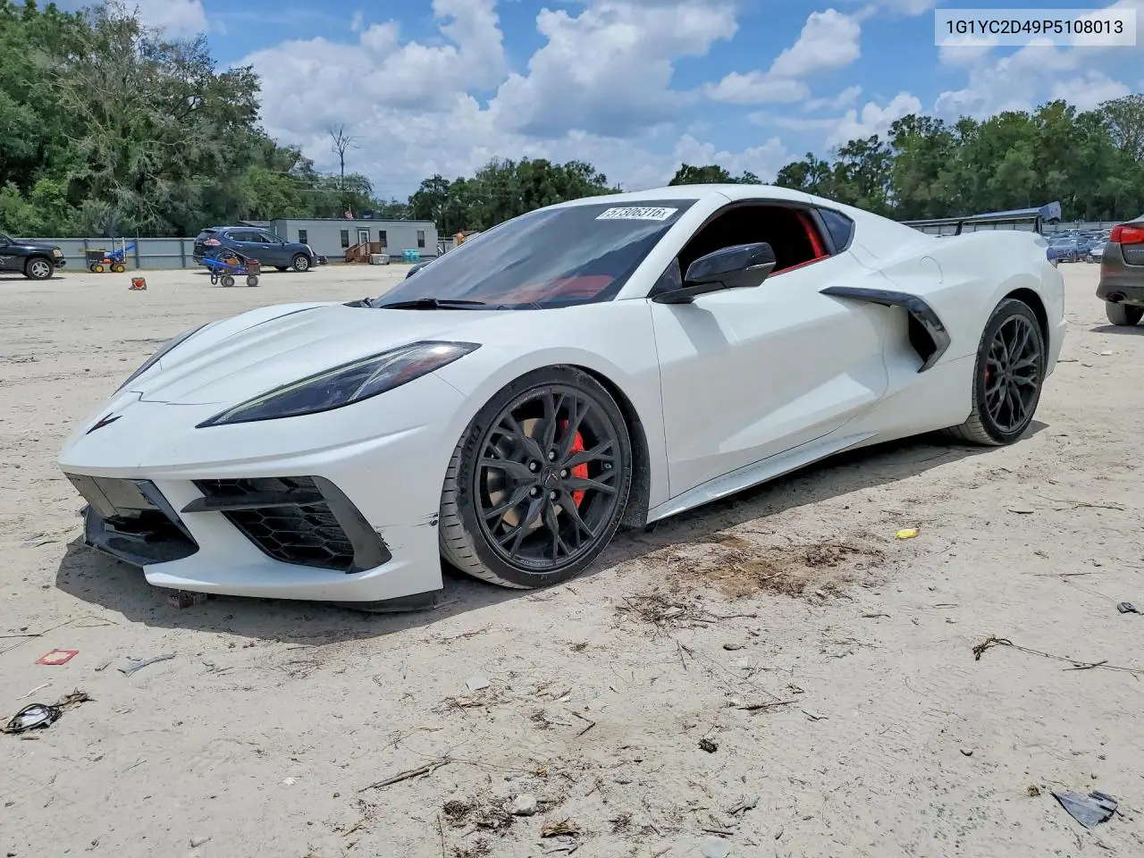 2023 Chevrolet Corvette Stingray 3Lt VIN: 1G1YC2D49P5108013 Lot: 57306316