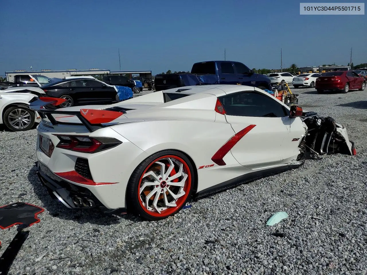 2023 Chevrolet Corvette Stingray 3Lt VIN: 1G1YC3D44P5501715 Lot: 58716686