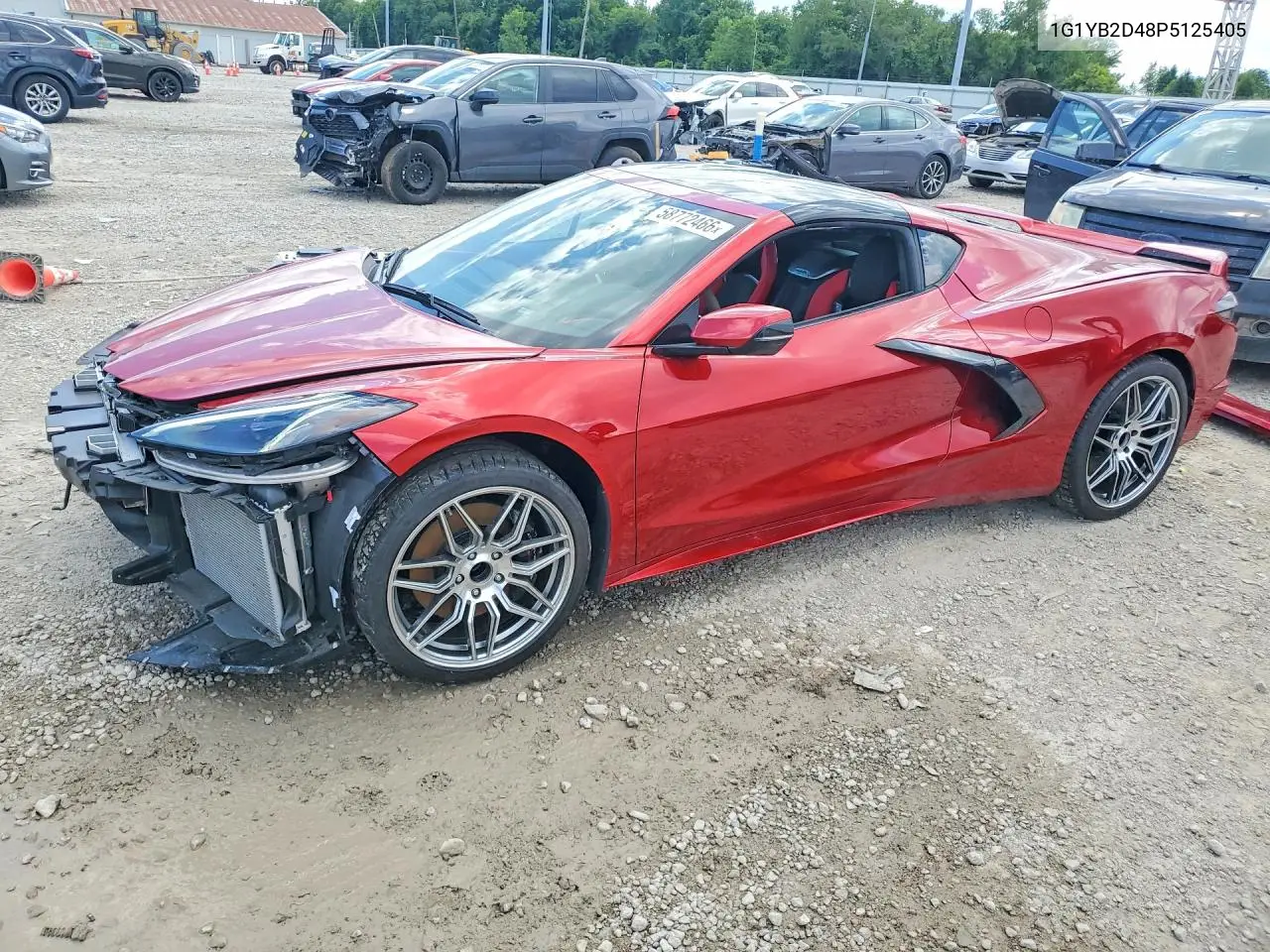 2023 Chevrolet Corvette Stingray 2Lt VIN: 1G1YB2D48P5125405 Lot: 58772466