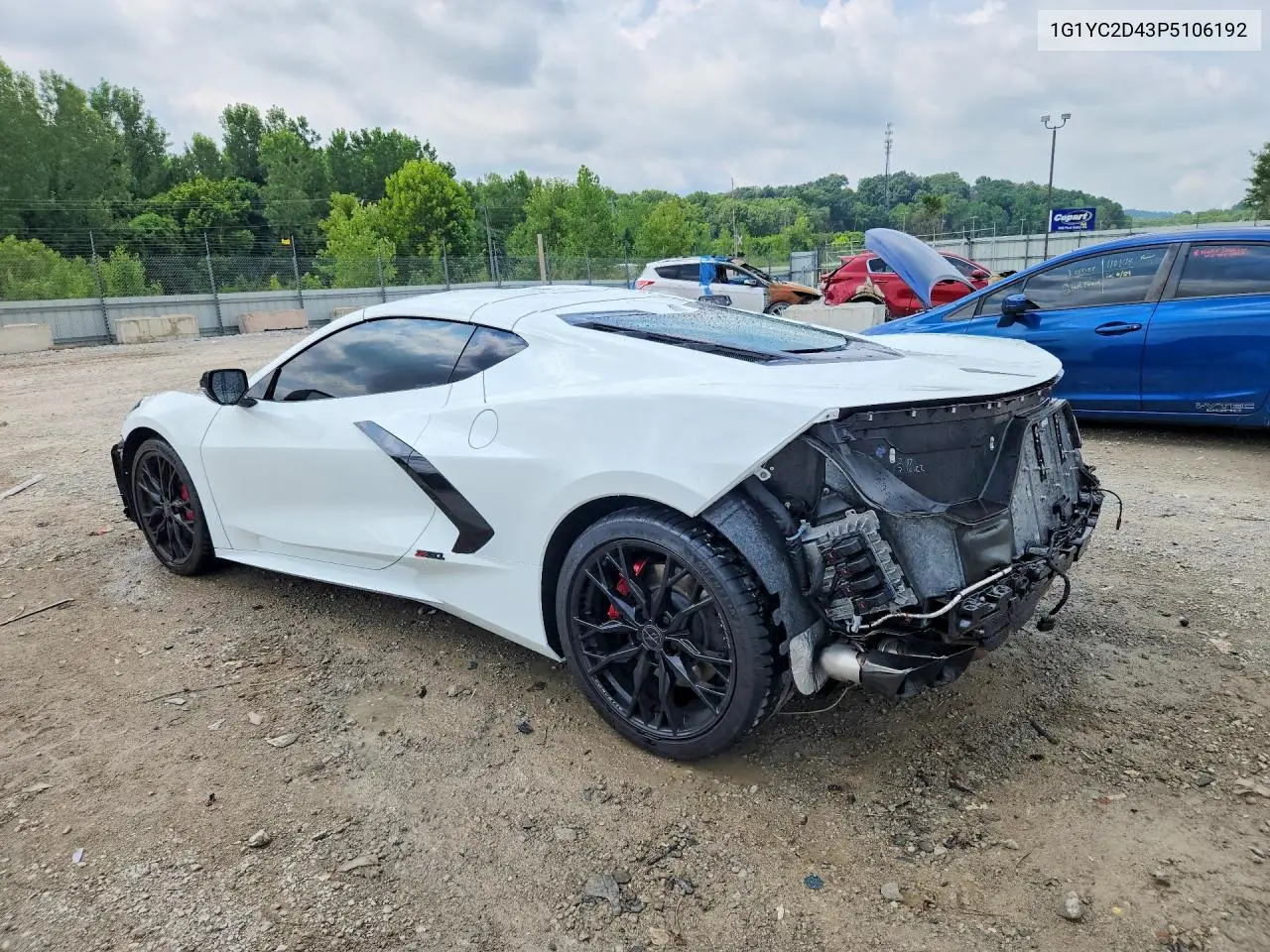 2023 Chevrolet Corvette Stingray 3Lt VIN: 1G1YC2D43P5106192 Lot: 60190036