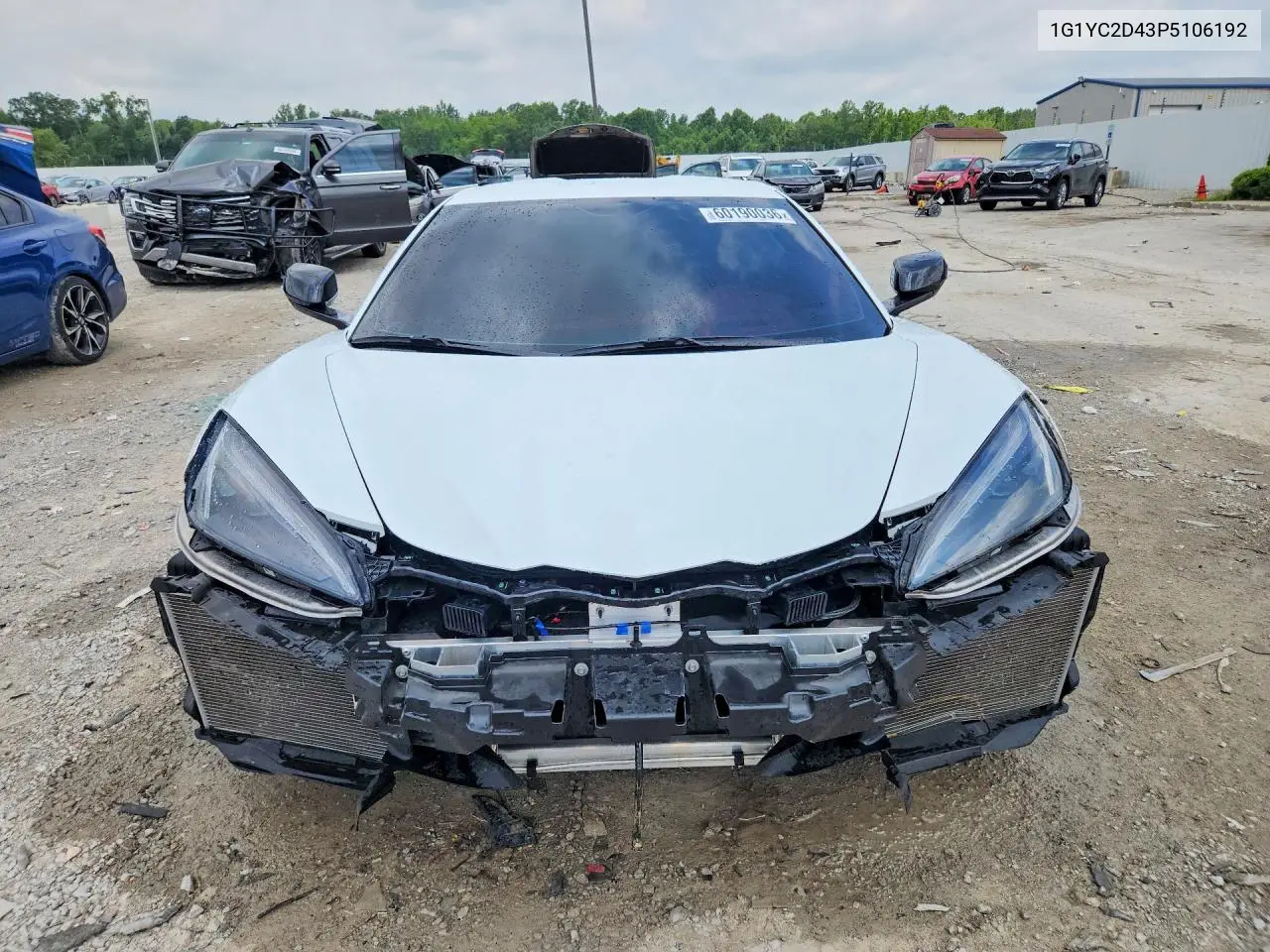 2023 Chevrolet Corvette Stingray 3Lt VIN: 1G1YC2D43P5106192 Lot: 60190036
